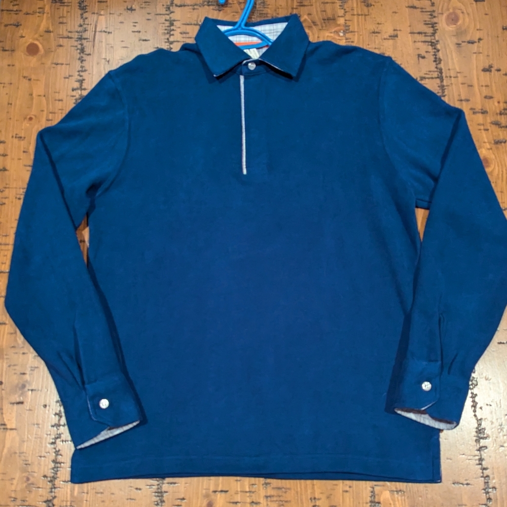 Peter Elliot M  L/S polo made in Italy